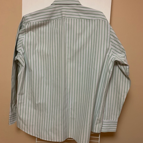 Hugo Boss shirt white green stripes 17/34-35 - Picture 4 of 4